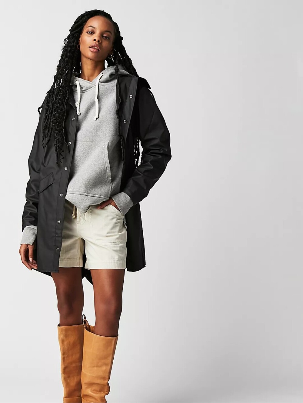 Rains Long Rain Jacket Size XS/S